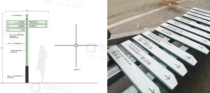 前期标识为江西农业大学提供的标识标牌产品